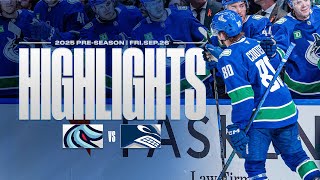 Game in 10 | Vancouver Canucks vs. Seattle Kraken Pre-Season Highlights (Sep 26, 2025)
