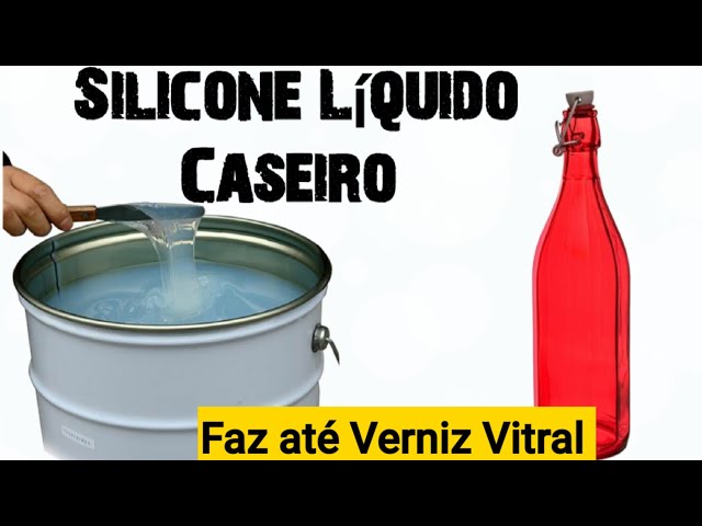 Cola de Silicone Líquido Faz até Verniz Vitral e Tintas - YouTube