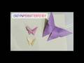 Without Glue paper Butterfly origami #shorts #viral #trending