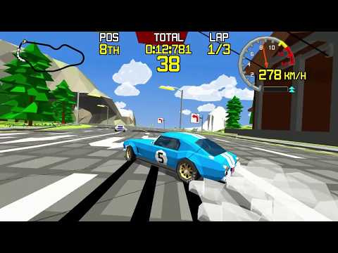 Racing Apex Trailer Previews Retro Drifting, Car Damage, And Alpine Town