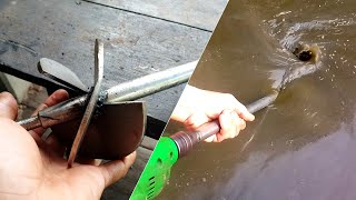 handmade 100mm water jet propeller test drive without housing