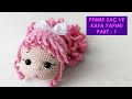 Pembe sal bebek kafa ve sa yapm 1 blmamigurumi doll patternenglish subtitle