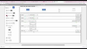 A ladder logic program for conveyor belt counter using PLC Fiddle