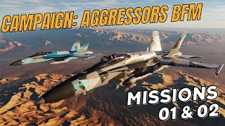 DCS World | F-18 Hornet | Campaign FA-18 Aggressors BFM | Missions 01 & 02