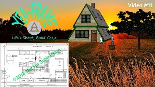 DIY Build This 2 Bedroom Small A-Frame House | Floor Plans | Off Grid