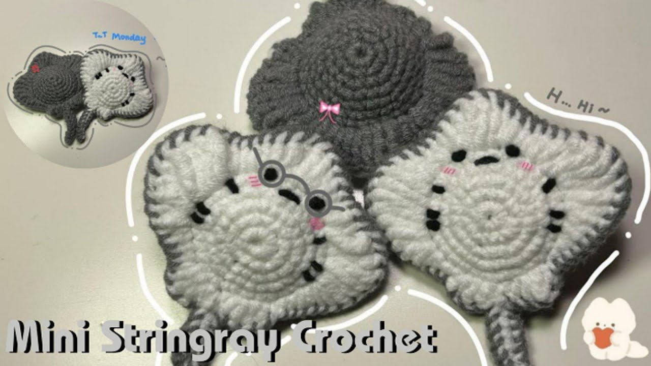Mini Stingray Crochet | Beginner Friendly