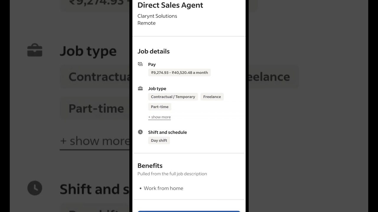 Direct sales agent job 