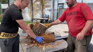 🪓🪓🪓 Woodworking extreme. Best tools 🧰. Quick carving video.