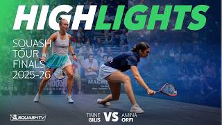 🇧🇪 Gilis v Orfi 🇪🇬 | PSA Squash Tour Finals 2025-26 | QUARTER FINAL HIGHLIGHTS