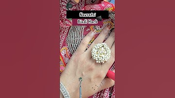 Navratri Bindi Ideas 🔱✨ #navratri #bindihack #goesviral #trendingonshorts #bindi #trend #shorts