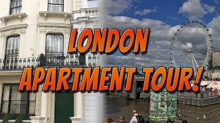 London Vlog - UNDERGROUND APARTMENT TOUR!