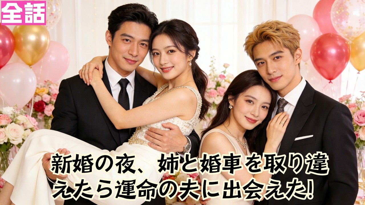 【日本語吹き替え】新婚の夜、姉と婚車を取り違えたら運命の夫に出会えた！#短編ドラマ  #minidrama