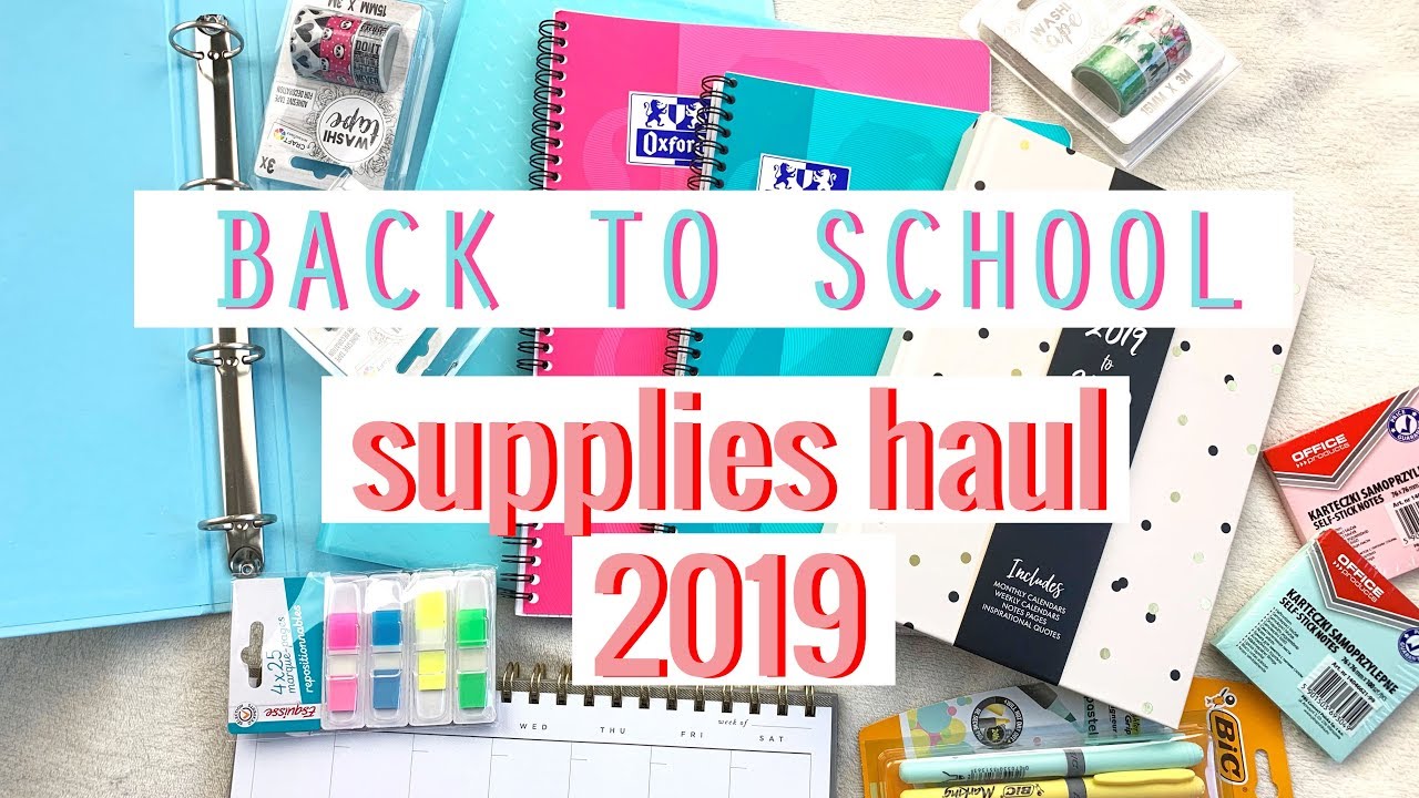BACK TO SCHOOL/UNI SUPPLIES HAUL | Co kupiłam na studia?