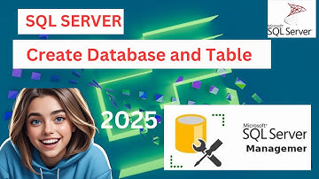 How to Create Database, and Table Windows 10/11 SQL Server| SQL Tutorial