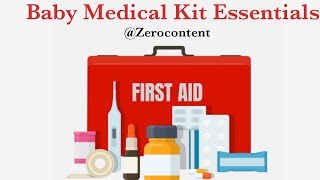 Medical Kit for baby |First Aid Kit for baby at home| Baby Medical essentials |Baby Essentials tamil