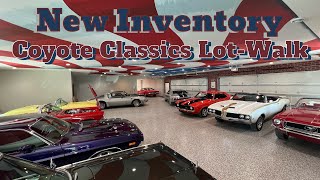 40+ Muscle Cars for Sale Classic car Lot Walk-Around at Coyote Classics
