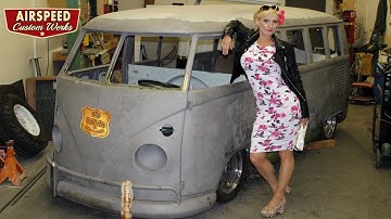 Lowering the 65 Volkswagen Deluxe Electric Bus