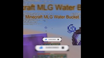 Minecraft MLG Water Bucket  #minecraftshort #minecraft #games #shorts #video