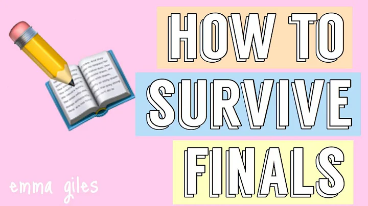 How to Survive FINALS! | Emma Giles