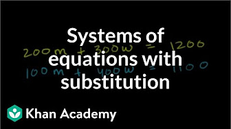 Systems of linear equations | Algebra I | Khan Academy - YouTube