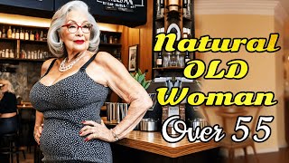 Natural Older Women Over 55 💖 Attractive Outfits Collection 💍 Fashion Tips By Aisha Ep.48