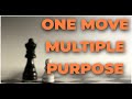 play one move for multiple advantages   | Chess Puzzle Session | Day 50