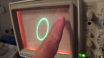 Marantz 1820 Oscilloscope X-Y Mode Azimuth Adjustment