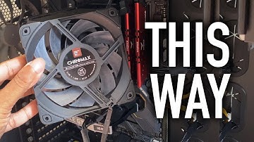 Hoe u uw CPU- en behuizingsventilatoren kunt richten voor de beste luchtstroom en de laagste temp...