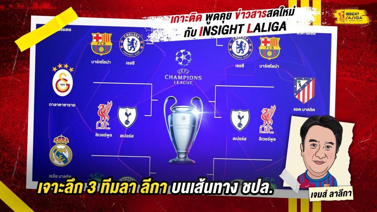 INSIGHT LALIGA | จาะลึก 3 ทีมลา ลีกา บนเส้นทาง ชปล | เจมส์ ลาลีกา
