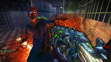 HOLY CRAP! - Call of Duty WaW Custom Zombies Map w/Friends "DIXMOR ASYLUM" Part 1