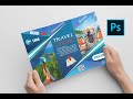 Tri Fold Brochure Design Travel | In Photoshop