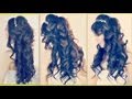 ★ ROMANTIC HAIRSTYLES | HALF-UP HALF DOWN UPDO FOR PROM WEDDING HAIR TUTORIAL|