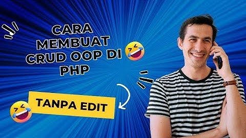 Membuat database sistem crud