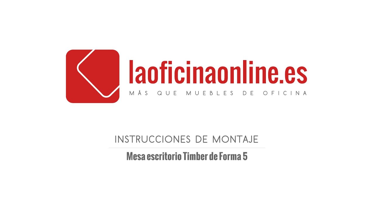 Video montaje Mesa Escritorio Timber de Forma5