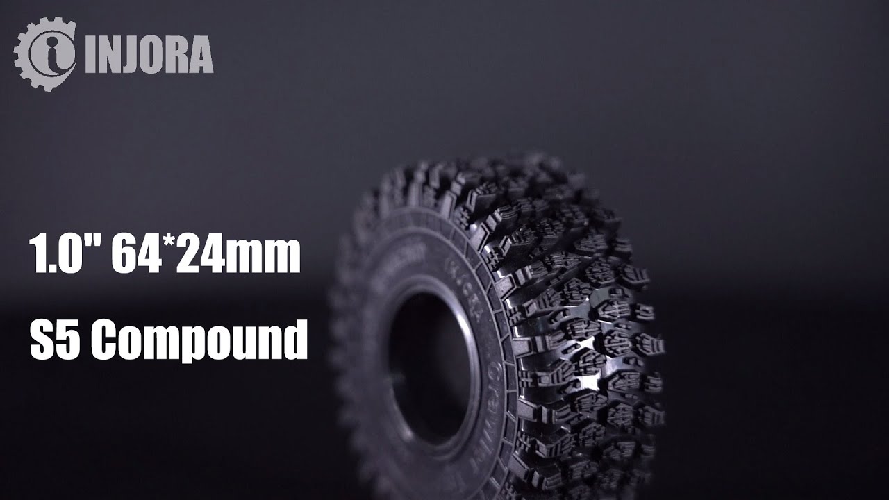 INJORA 1.0 Pneumatici- S5 Super Morbido Appiccicoso Pneumatici 57