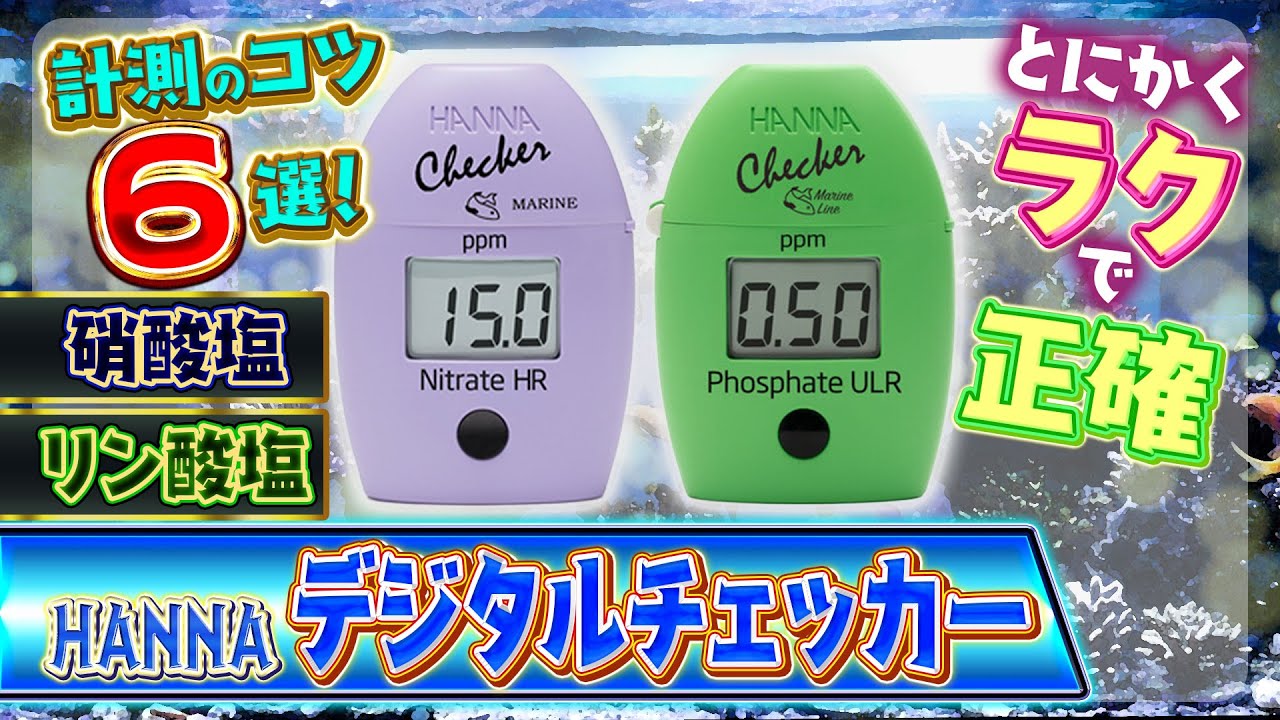 HANNA デジタルチェッカー 海水を正確に測るテク6選【2025年7月号 vol.4】