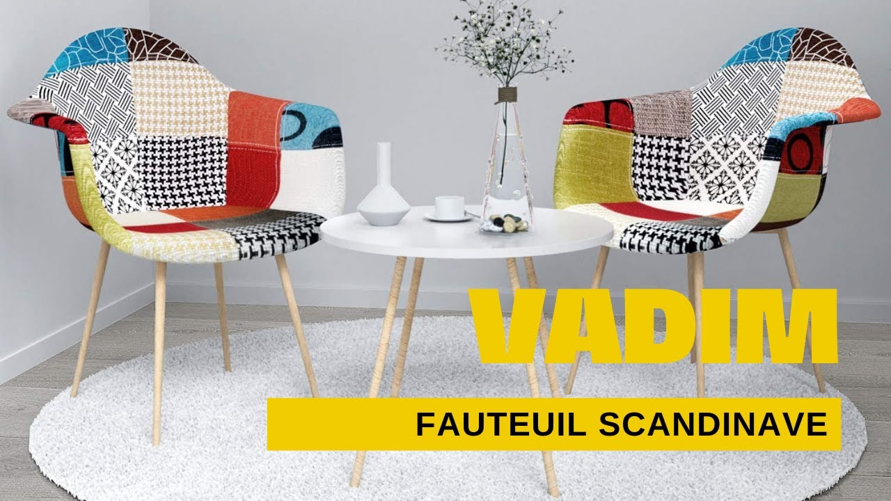 Chaise Patchwork Multicolore