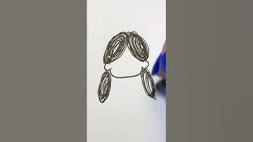 How to draw a cute girl easy for kids 👧 Step by step Drawing for kids