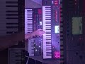 Roland Fantom 06 und Korg Modwave MK2 aufgenommen mit Korg Piano rec und Samsung Galaxy a54 5G