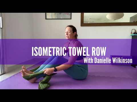 ISOMETRIC TOWEL ROW - Danielle Wilkinson