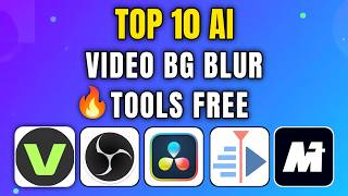 Top 10 Free AI Video Background Blur Tools 2025 | Best Free Software screenshot 2