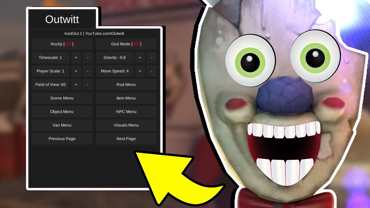 Скачай мороженщик outwitt. Ice Scream 4 Outwitt Mod. Ice Scream 4 Mod menu. Team Outwitt 4.