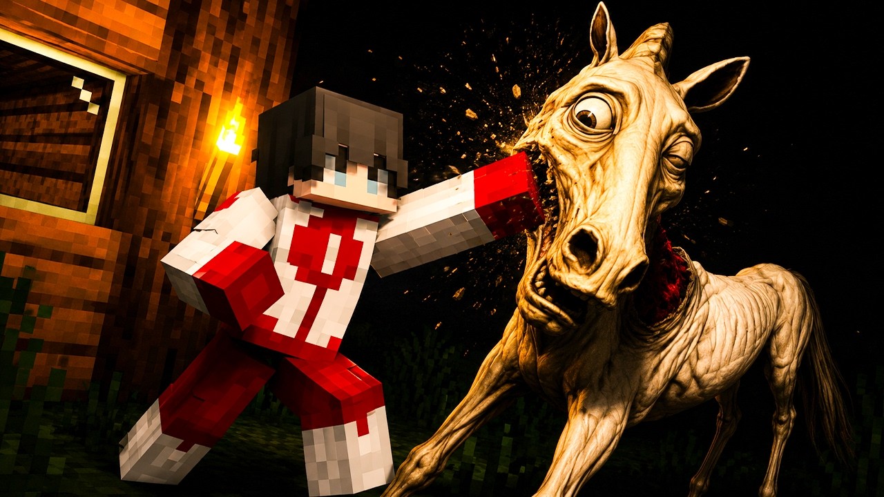 Aku Berubah Menjadi Viltrumite untuk Membully CreepyHorse di Minecraft