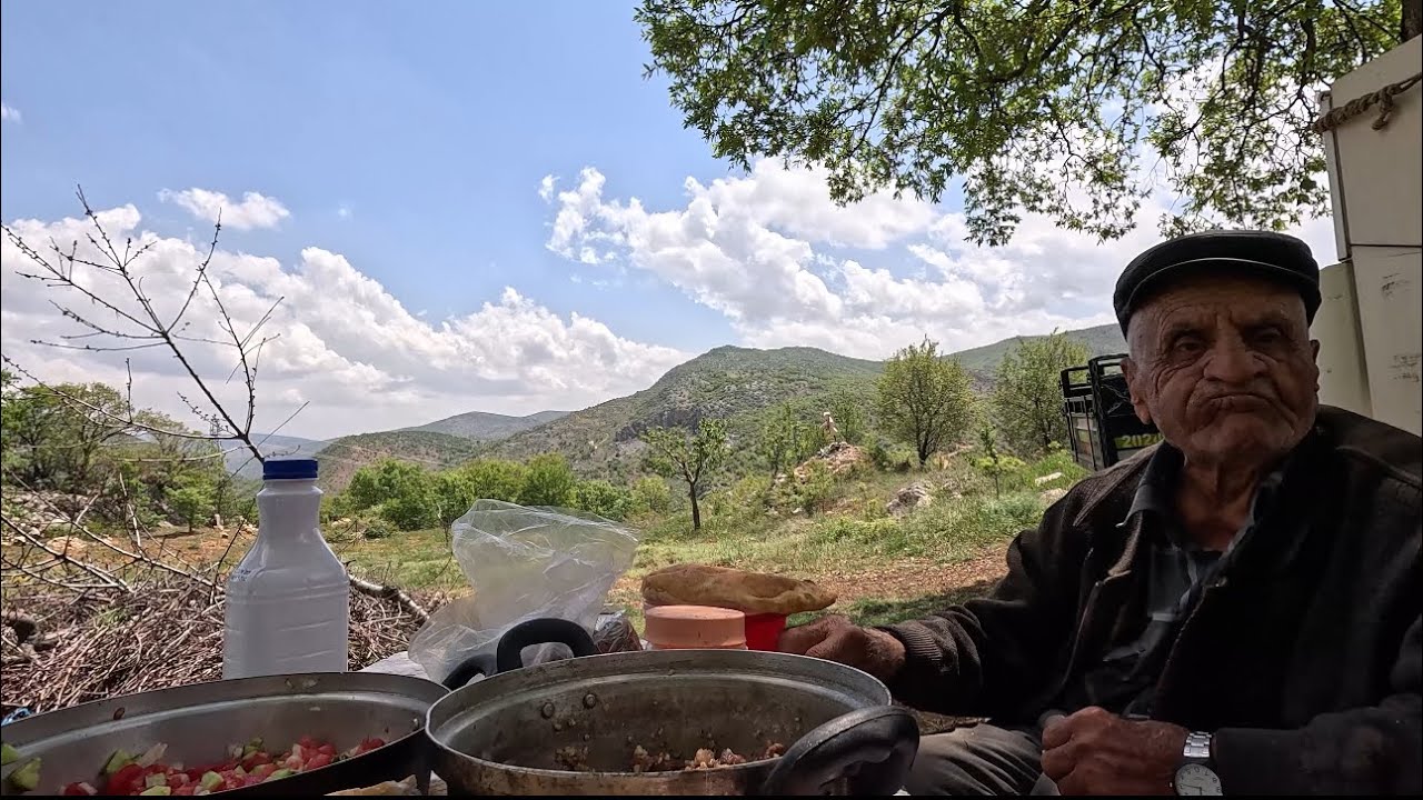 80 YAŞINA GELDİ VAZGEÇMEDİ!DAĞIN BAŞINDA ZORLU İŞ~SAĞNAK YAĞMURDA DAĞ EVİNE SIĞINDIK