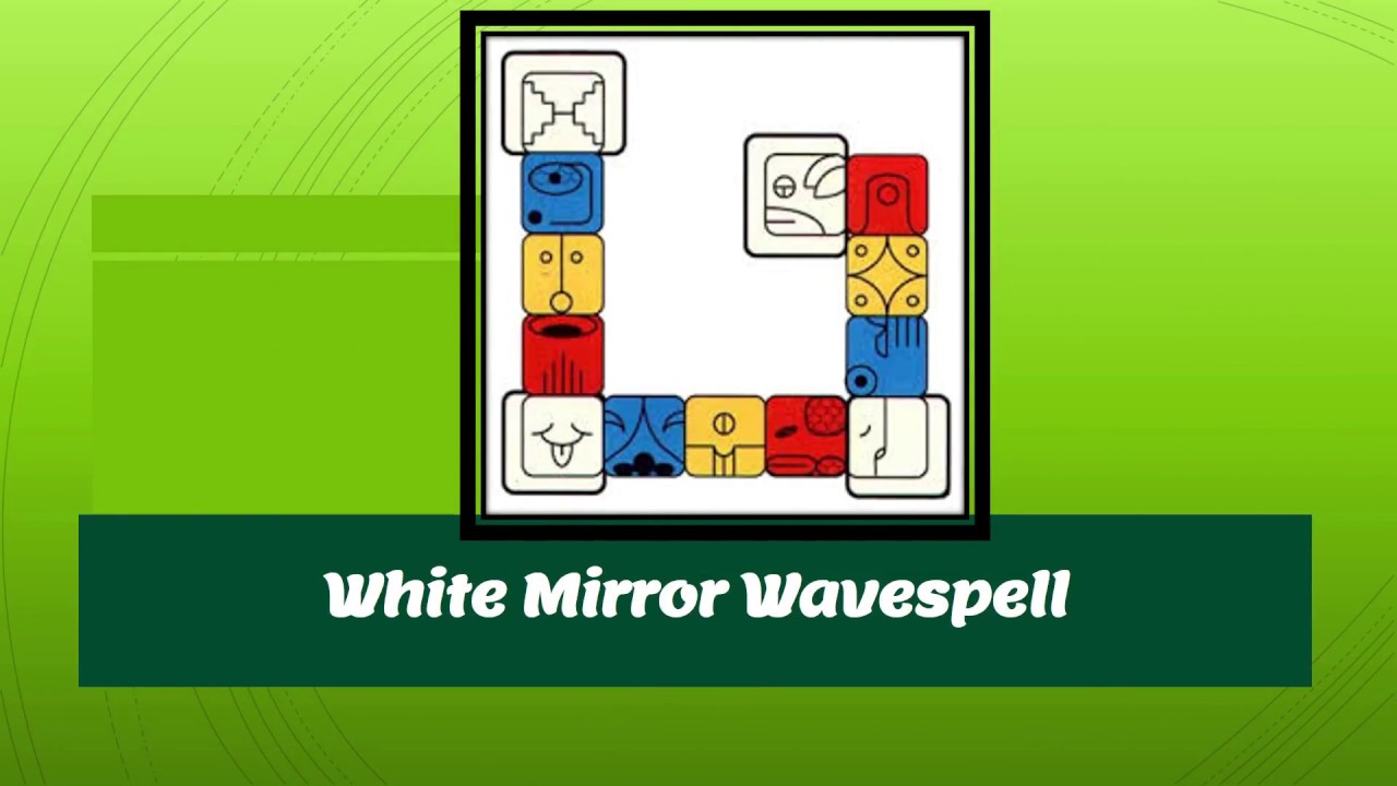 Wavespell Word   White Magnetic Mirror