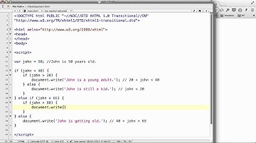 JavaScript - 11. multiple if statements