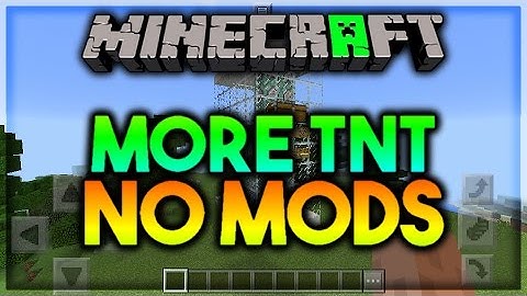 MCPE 1.0.5/1.0.6 More TNT no mods! NEW Command Block map (minecraft pocket edition)