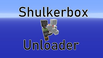 Compact Shulkerbox Unloader | Works with Empty boxes