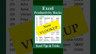 The VLOOKUP Trick Nobody Shows You #excel #excelhacks #productivity