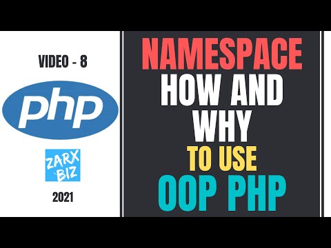 #8 namespace in PHP oops with example | Object Oriented PHP Tutorial | PHP Tutorial